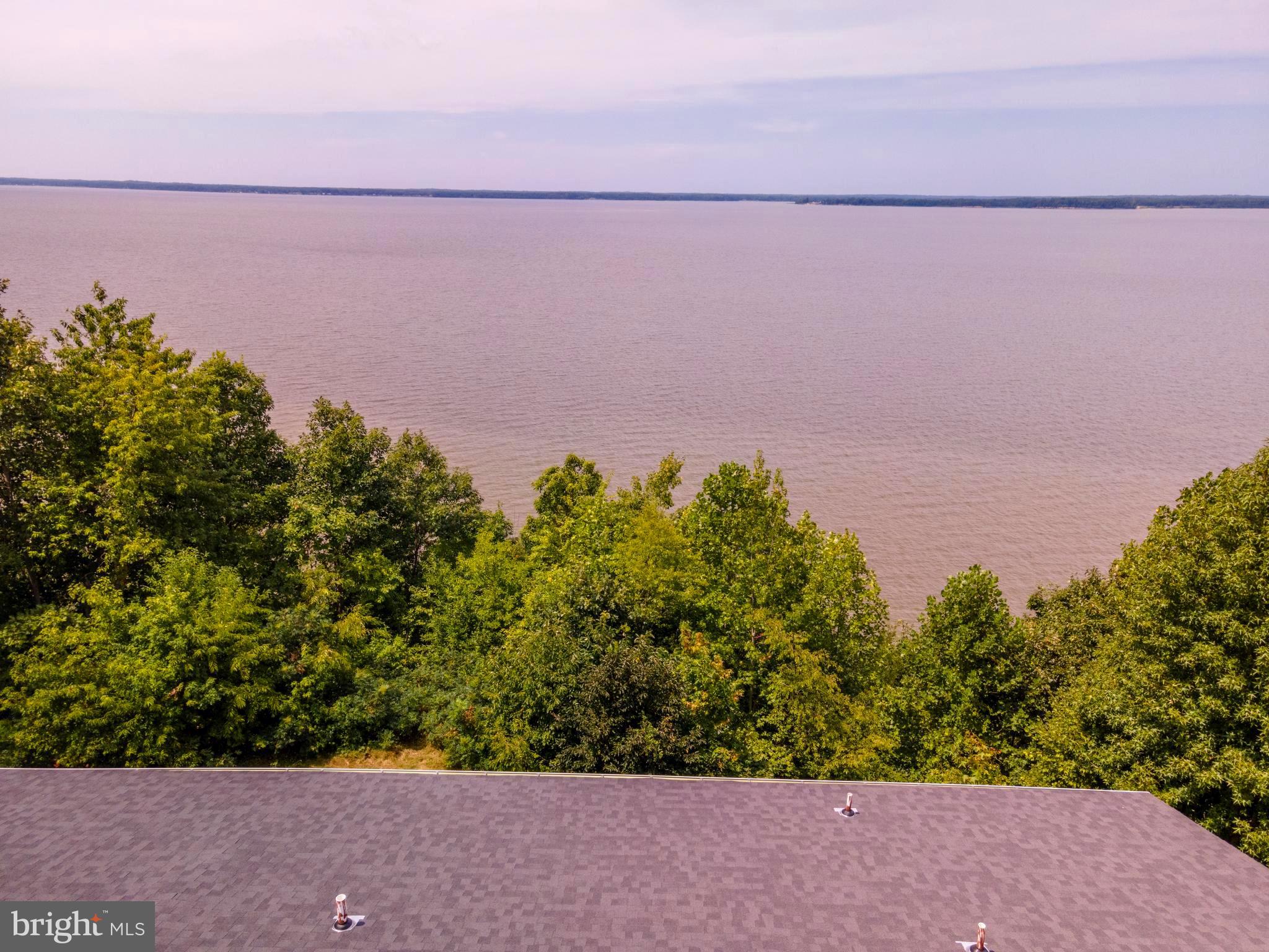 15466 Arthur Road King George, VA 22485 - Photo 46 of 46 Aerial View of Roof & Potomac River in Background