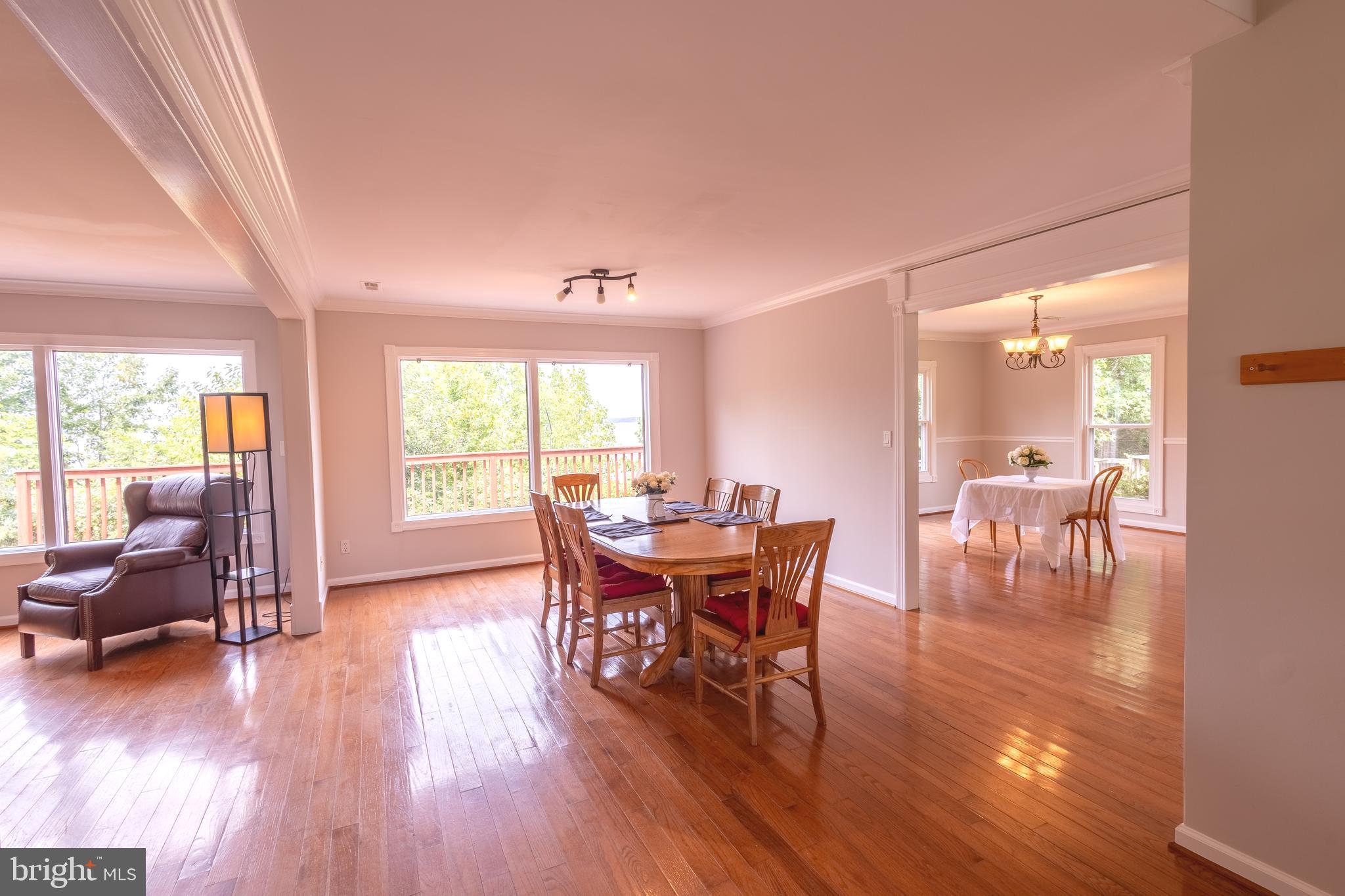 15466 Arthur Road King George, VA 22485 - Photo 7 of 46 Living Room, Dining Area, Kitchen Table Space View