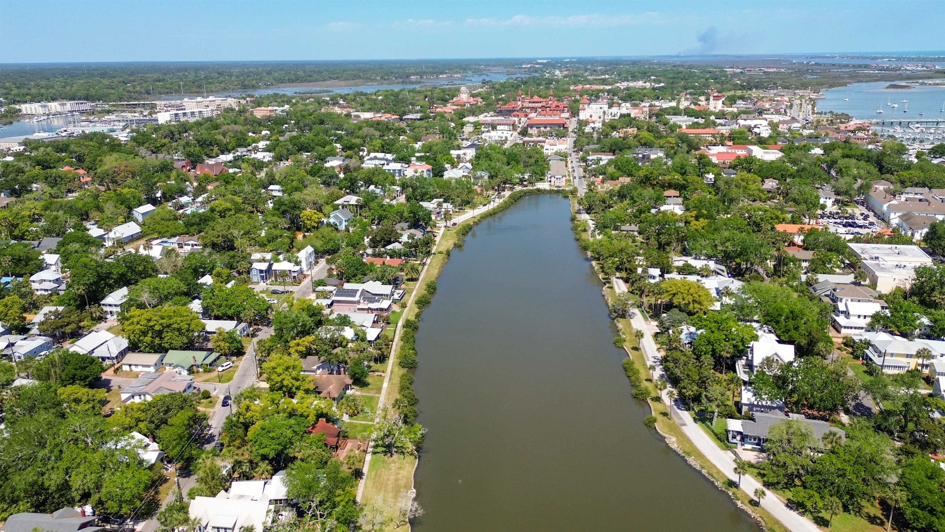 136 Washington Street St. Augustine, FL 32084 - Photo 10 of 15 a view of a lake with a building in the background