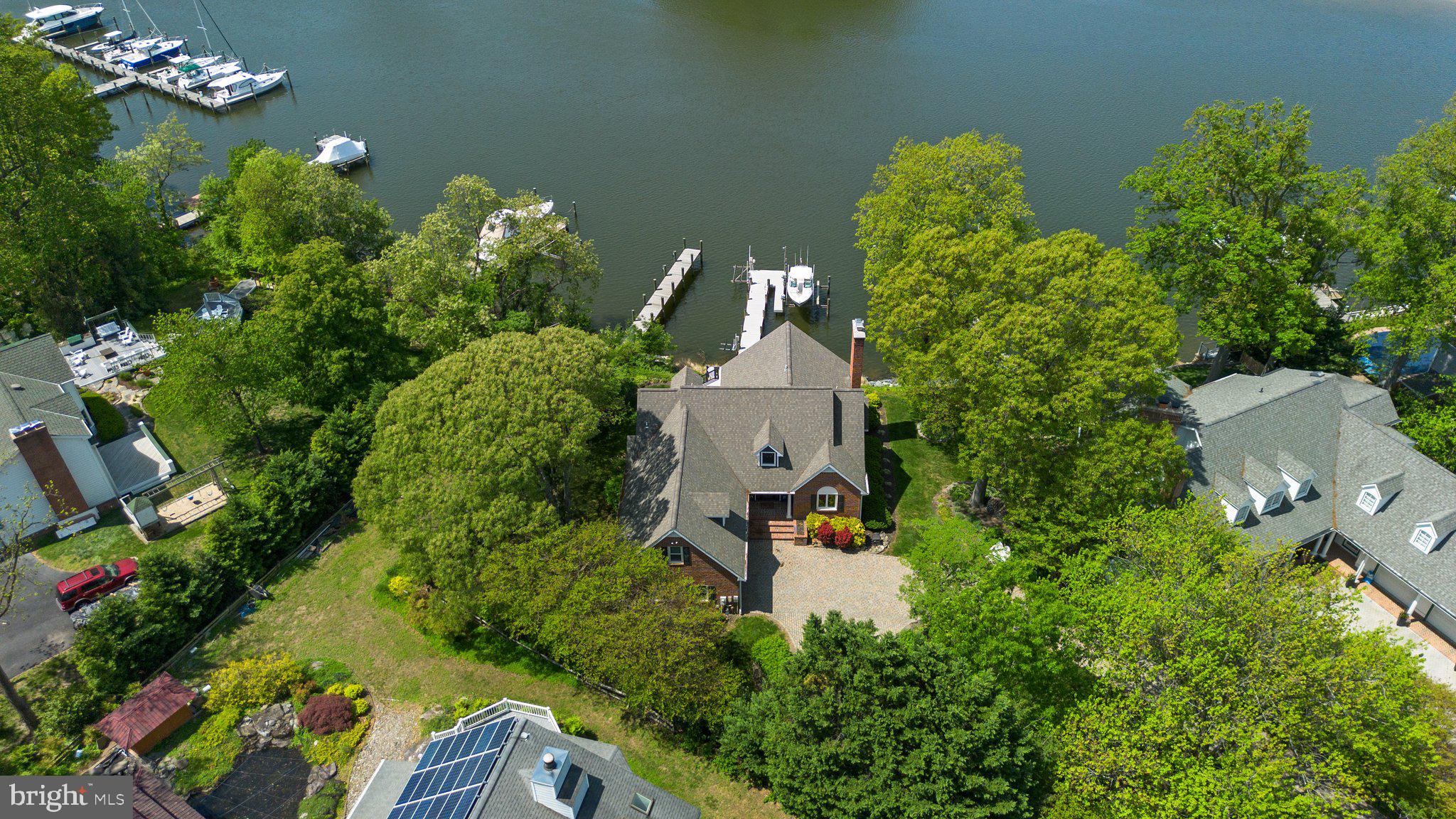 910 Lynch Drive Arnold, MD 21012 - Photo 61 of 67 an aerial view of a house with a yard basket ball court and outdoor seating