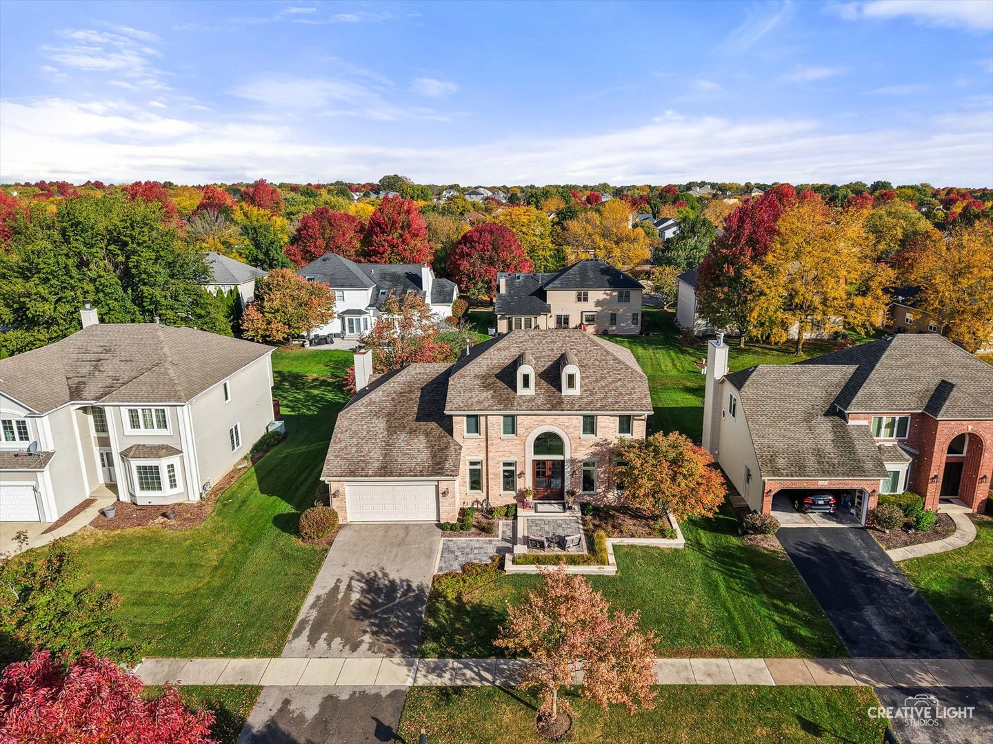 2131 Snow Creek Road Naperville, IL 60564 - Photo 5 of 44 an aerial view of multiple houses