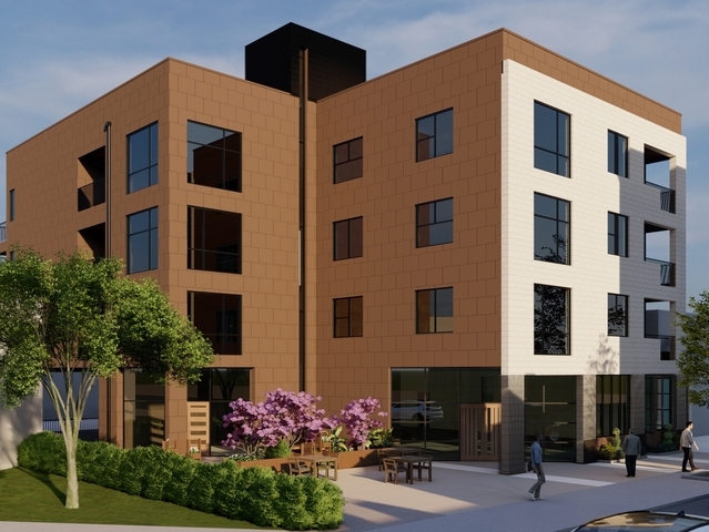 5691 North Ridge Avenue, Unit 401 Chicago, IL 60660 - Photo 4 of 12 a front view of a building with street view