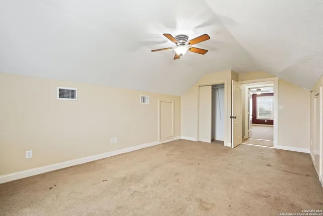 an aerial view of beach and ocean