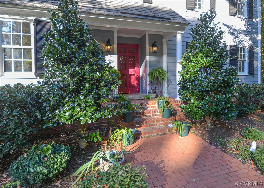2262 Banstead Road Midlothian, VA 23113 - Photo 3 of 40 Brick walkway and covered front porch