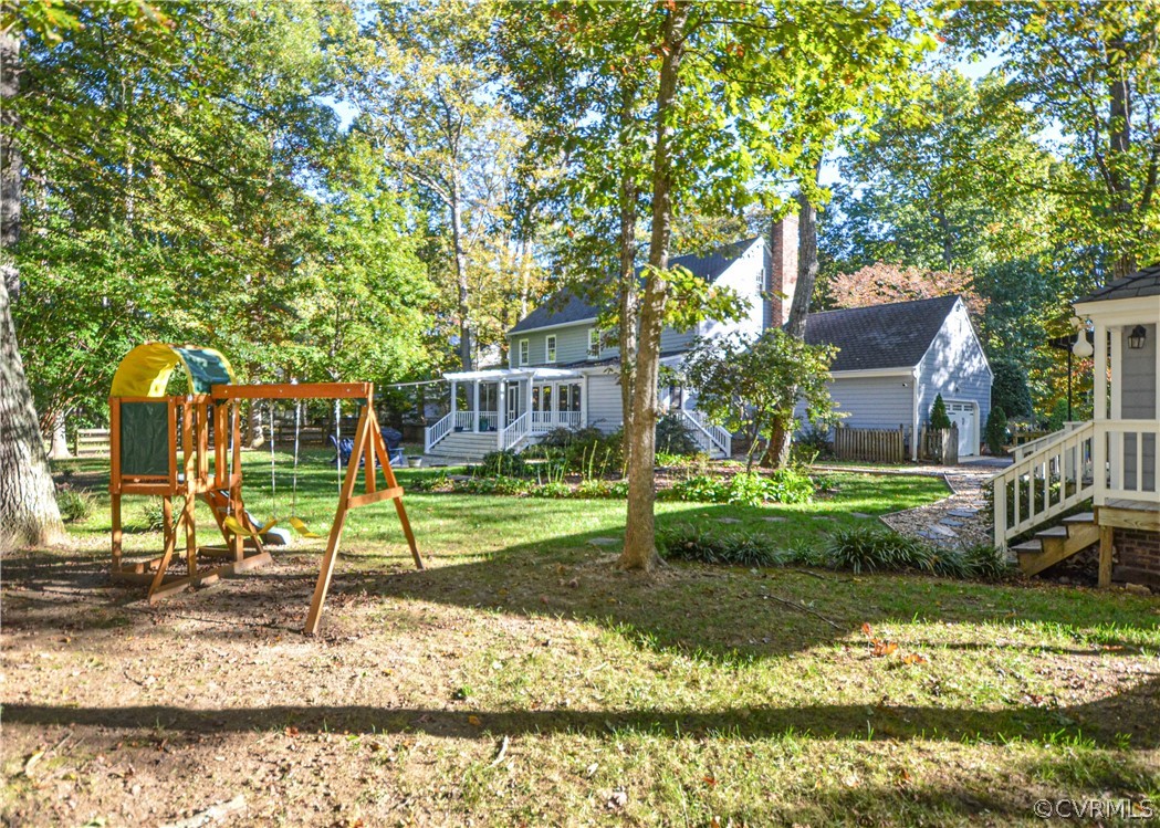 2262 Banstead Road Midlothian, VA 23113 - Photo 34 of 40 Backyard with playset