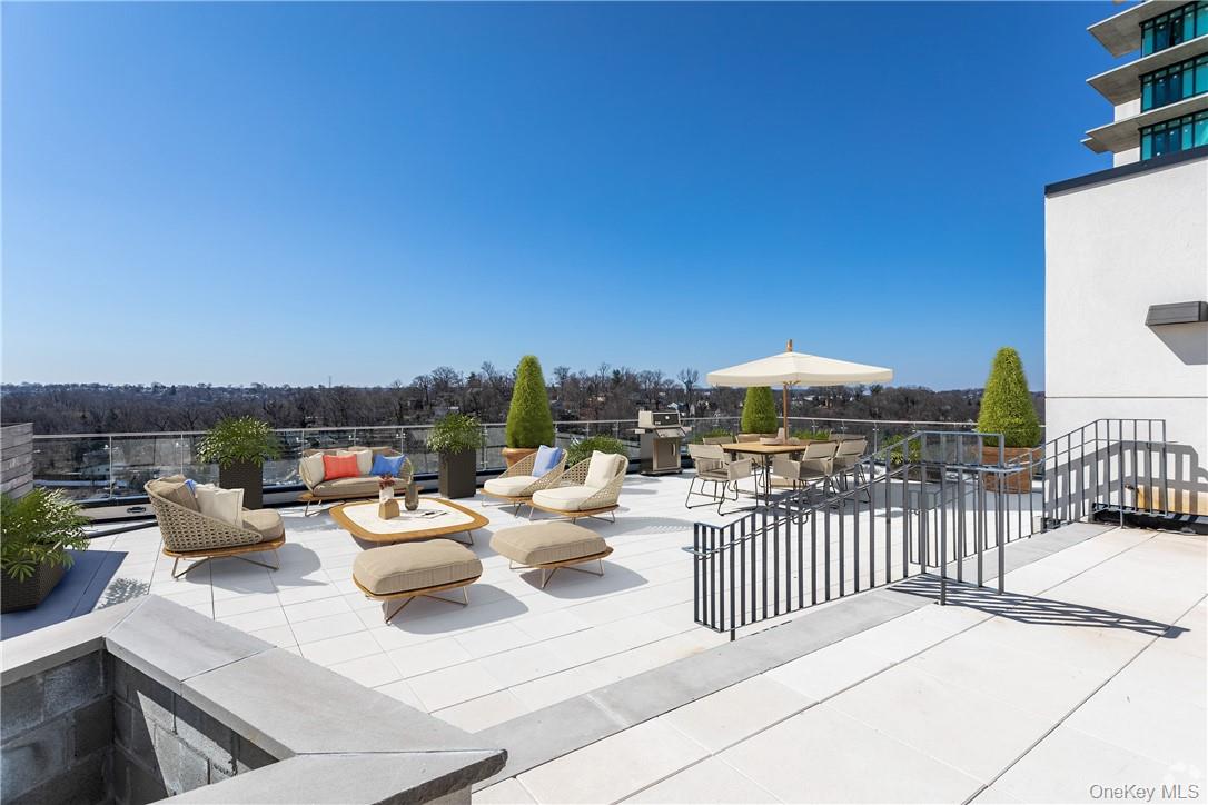 601 Ridge Hill Boulevard, Unit 704 Yonkers, NY 10710 - Photo 6 of 8 a view of a roof deck with couches