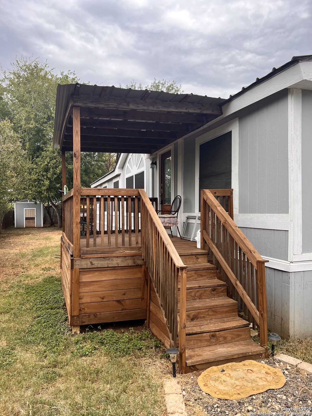 7614 Von Ormy Road Von Ormy, TX 78073 - Photo 26 of 27 a view of stairs and yard