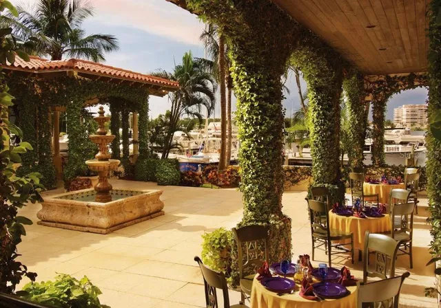 a view of outdoor space with hardwood