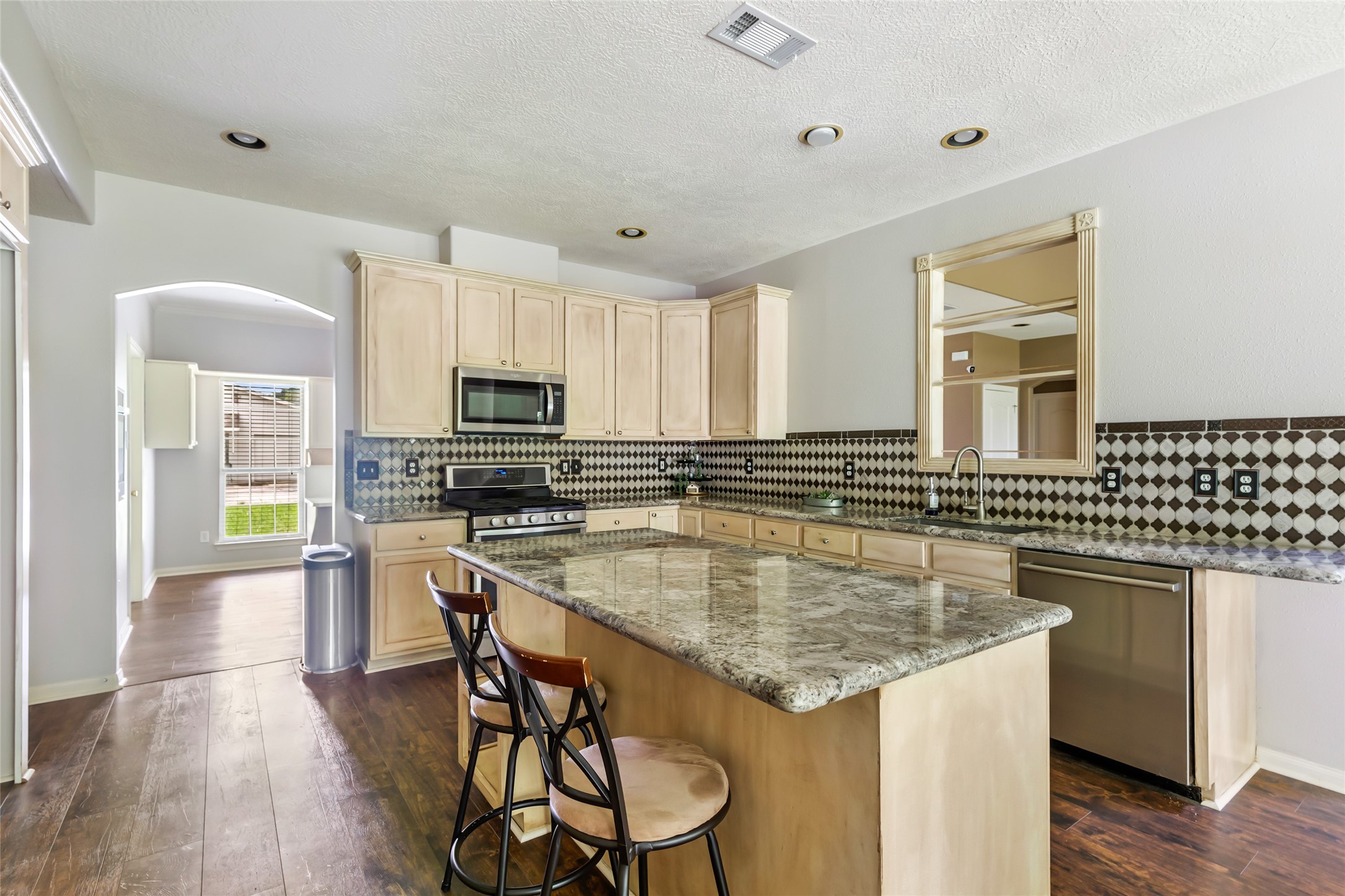 123 Burwell Road Highlands, TX 77562 - Photo 7 of 25 Large kitchen island offers so many possibilities