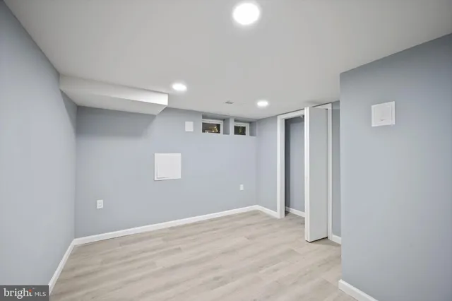 a view of an empty room