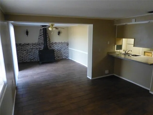 a view of livingroom with furniture and wooden floor