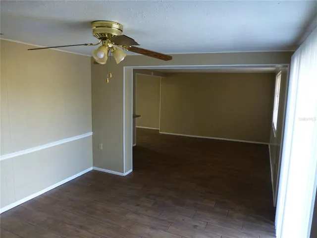 a view of a livingroom with a chandelier