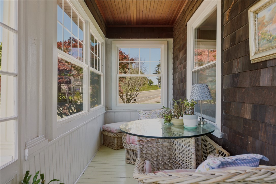 1536 Main Road Tiverton, RI 02878 - Photo 17 of 34 Beautiful sunporch with architecturally correct wood features and views of harbor