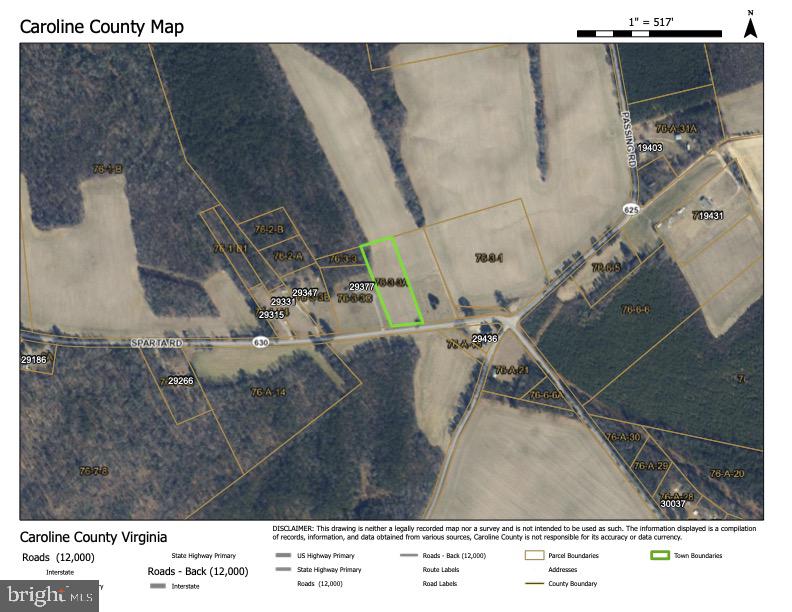 76-3-3a Sparta Road Milford, VA 22514 - Photo 2 of 3 a black and white photo of a house