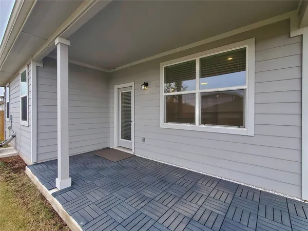 a view of front door and porch