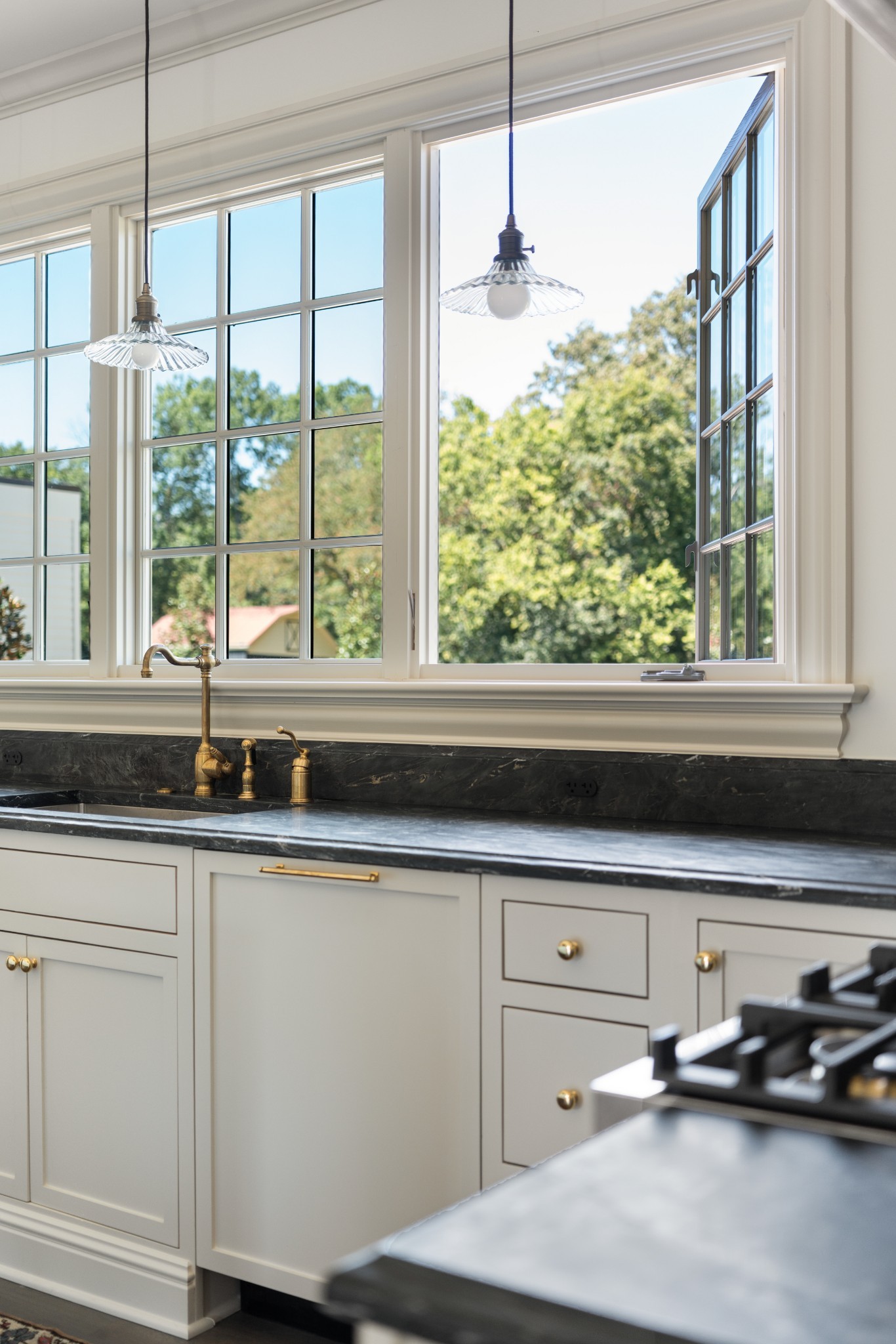 896 Sneed Road West Franklin, TN 37069 - Photo 11 of 55 a kitchen with granite countertop a sink and a window