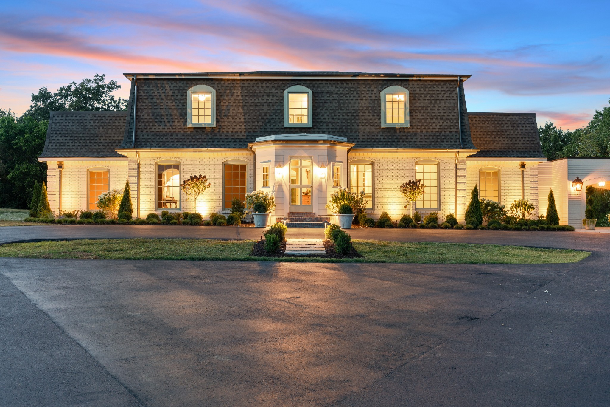 896 Sneed Road West Franklin, TN 37069 - Photo 53 of 55 a front view of a house with a yard