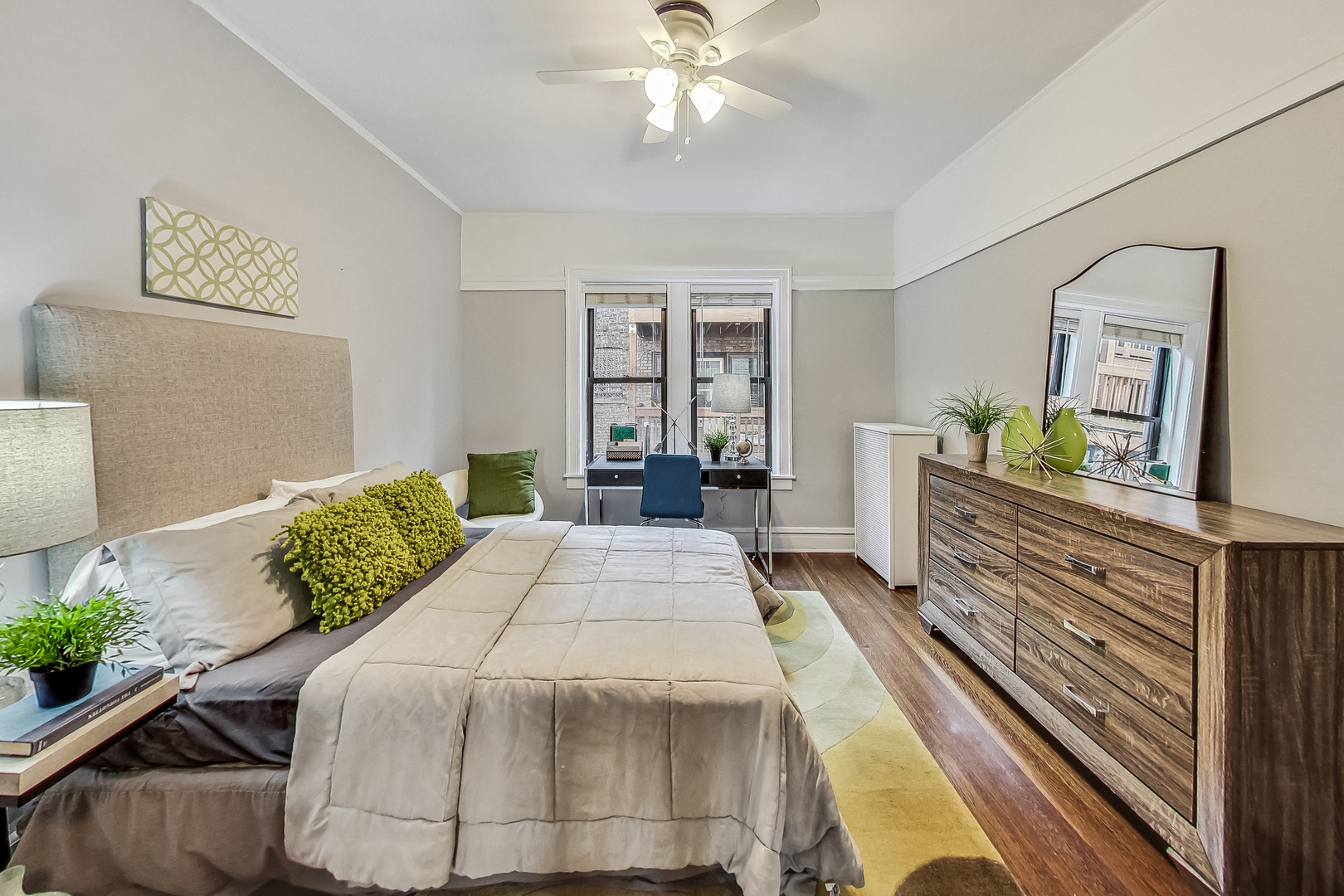 545 West Brompton Avenue, Unit 2S Chicago, IL 60657 - Photo 19 of 29 a bedroom with a bed and window