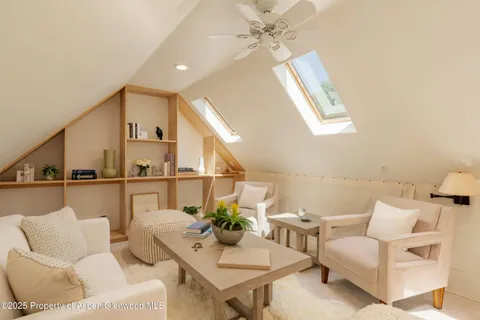 a car parked in a garage