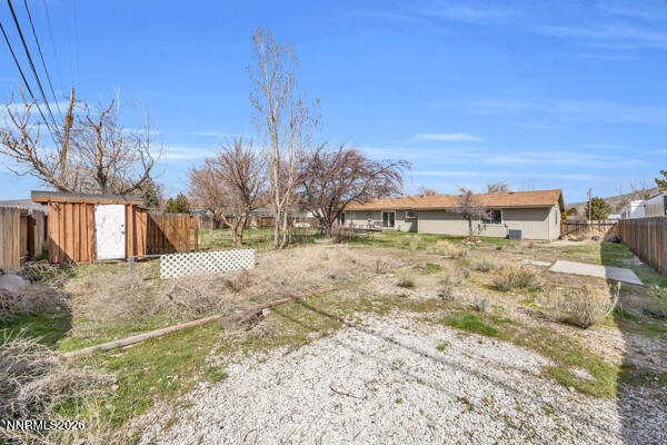 3440 Canvasback Lane Reno, NV 89508 - Photo 43 of 45 a view of a yard with wooden fence
