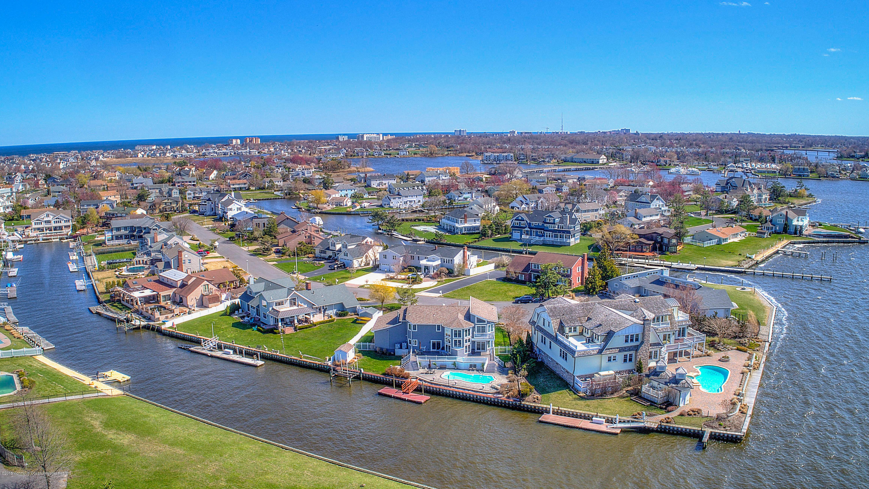 22 Gull Point Road Monmouth Beach, NJ 07750 - Photo 76 of 89 Aerial