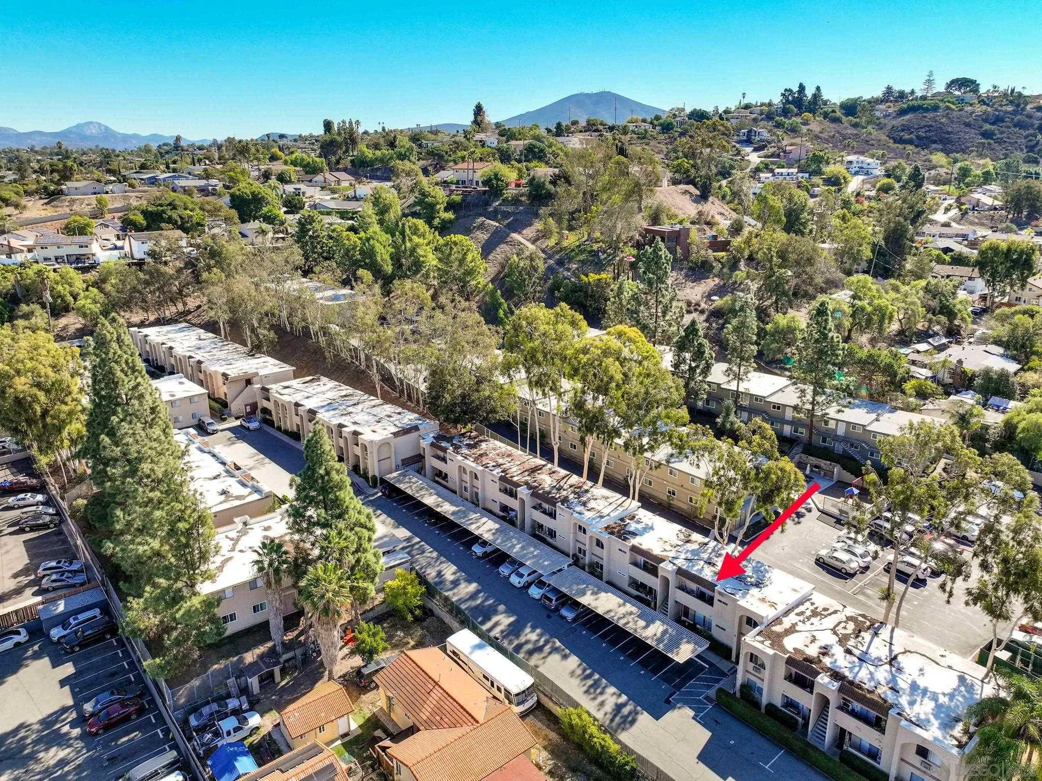 3557 Kenora Drive, Unit 6 Spring Valley, CA 91977 - Photo 22 of 33 an aerial view of residential houses with outdoor space