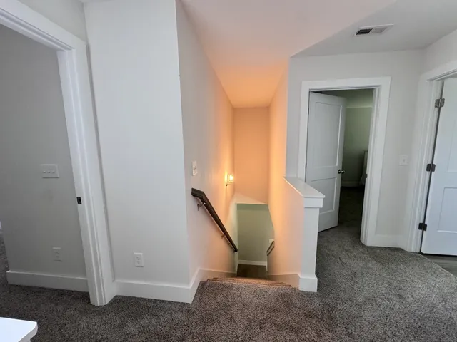 a bench sitting in middle of a yard