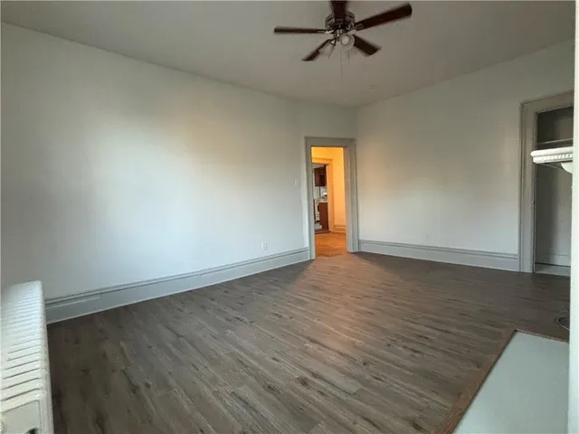 wooden floor in an empty room