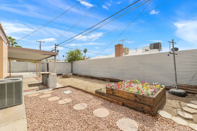 a view of a porch with furniture