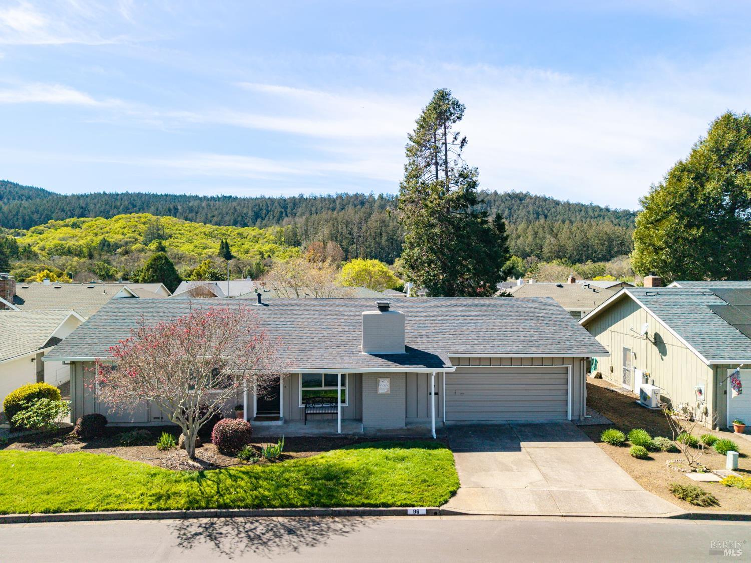96 Aspen Meadows Circle Santa Rosa, CA 95409 - Photo 1 of 1 Drone Front View