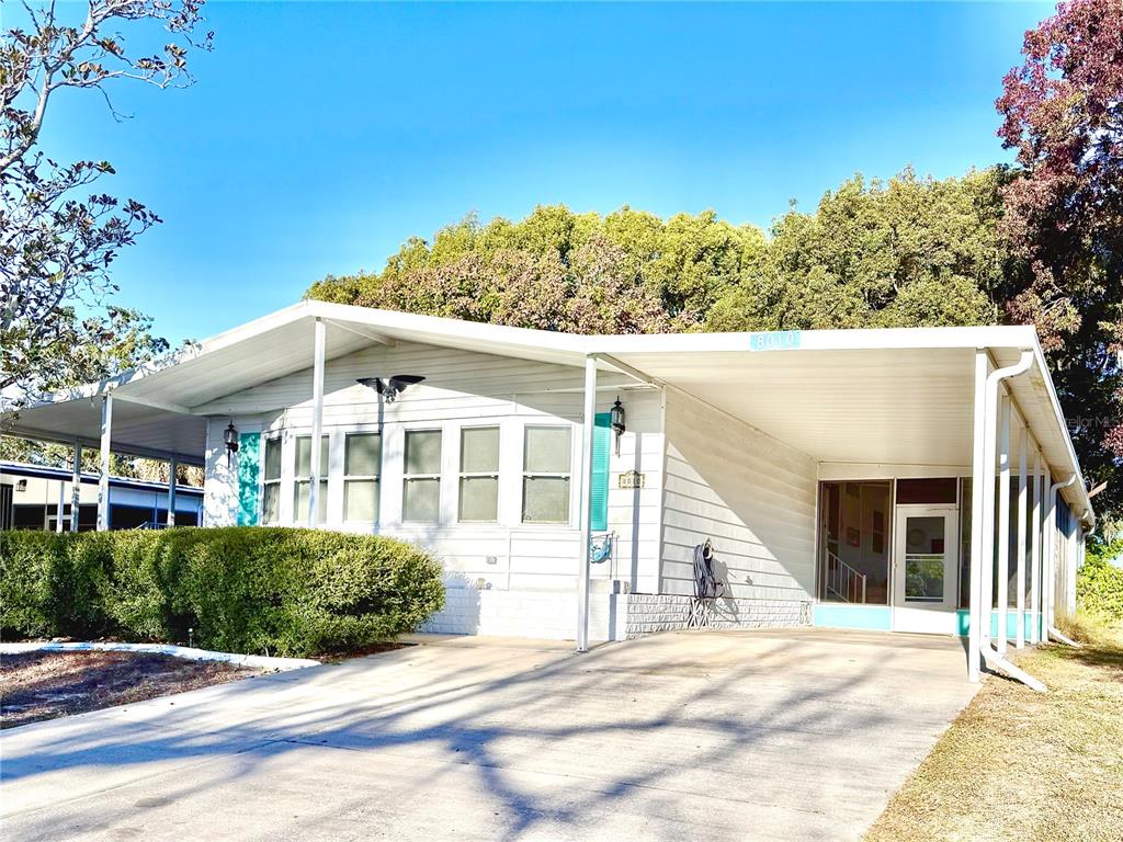 a view of a house with a outdoor space