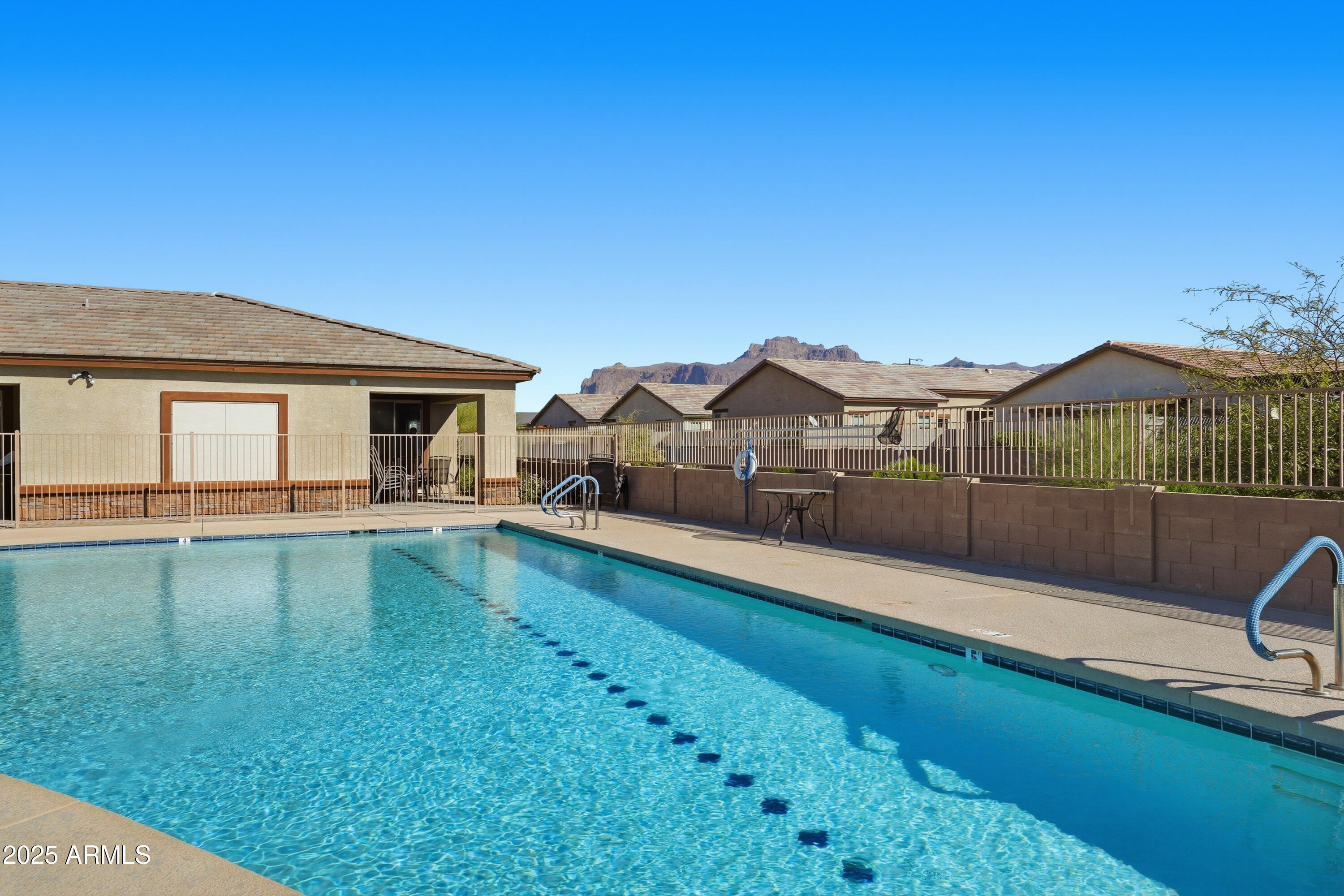 1815 South Hayley Road Apache Junction, AZ 85119 - Photo 31 of 33 a view of swimming pool with a yard