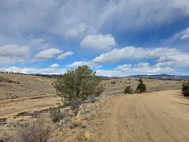 a view of a lake with a beach