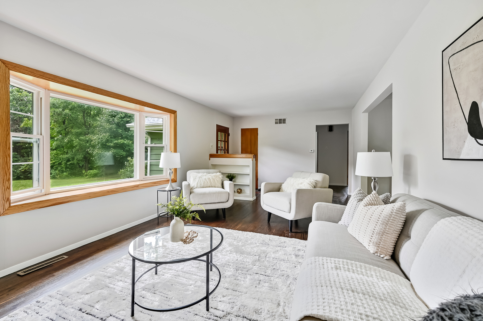 1018 Rolling Drive Lisle, IL 60532 - Photo 7 of 17 a living room with furniture and a large window