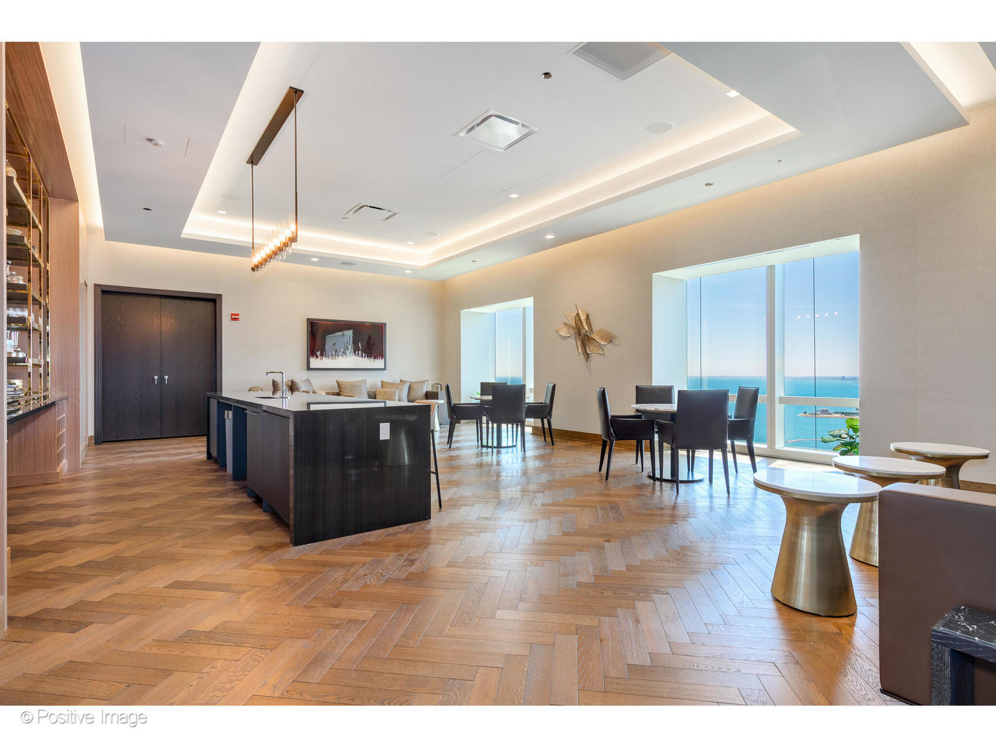 363 East Wacker Drive, Unit 1903 Chicago, IL 60601 - Photo 35 of 39 a large room with furniture and a large window