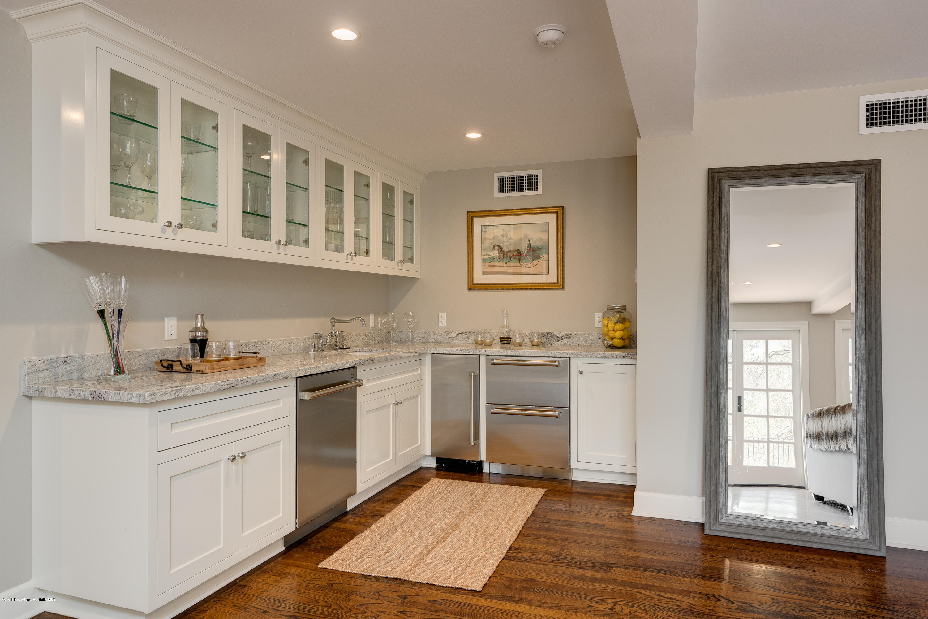 1234 Hillcrest Avenue Pasadena, CA 91106 - Photo 53 of 82 a kitchen with stainless steel appliances granite countertop a stove and a sink