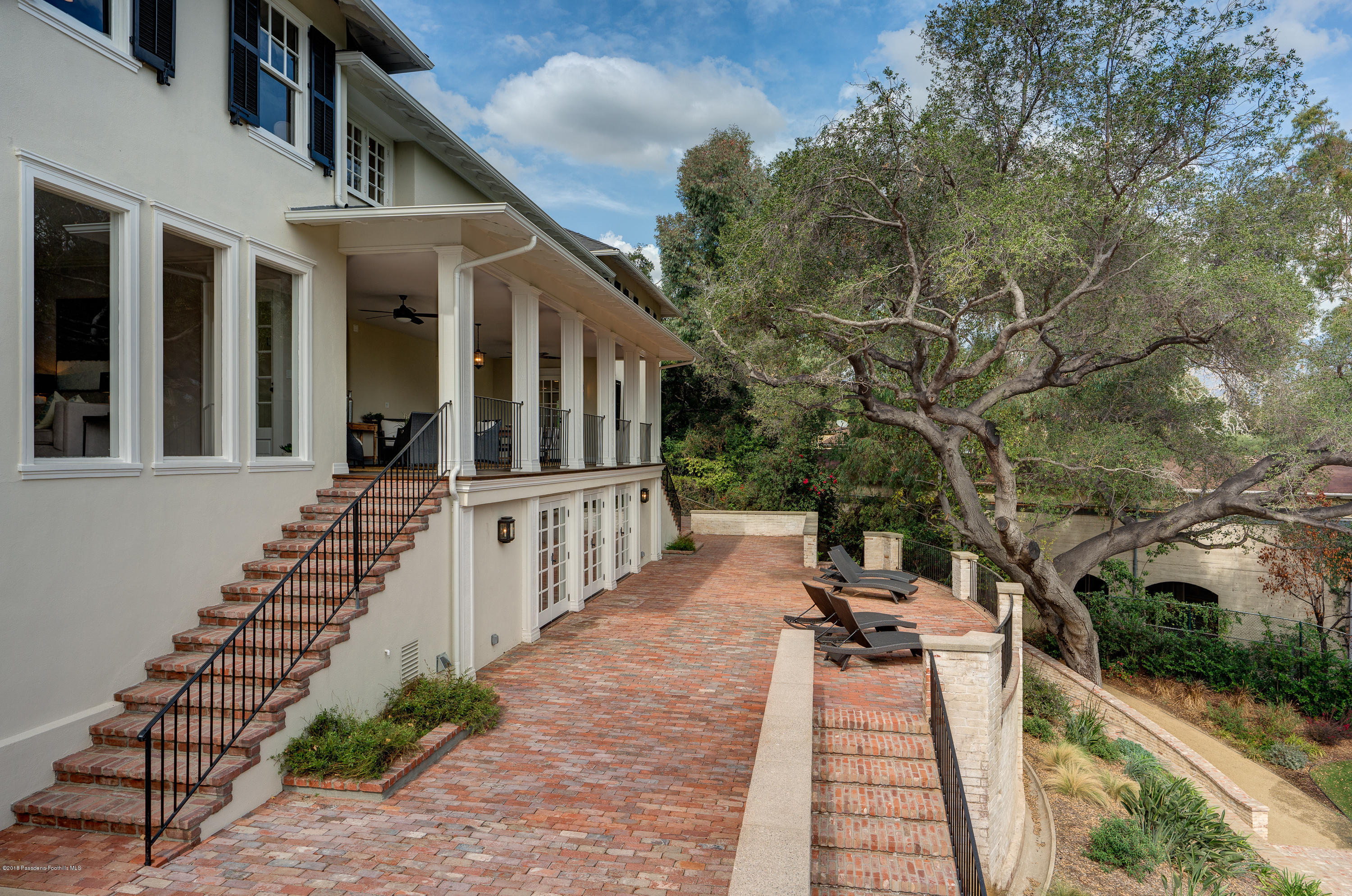 1234 Hillcrest Avenue Pasadena, CA 91106 - Photo 63 of 82 a view of a house with backyard and sitting area