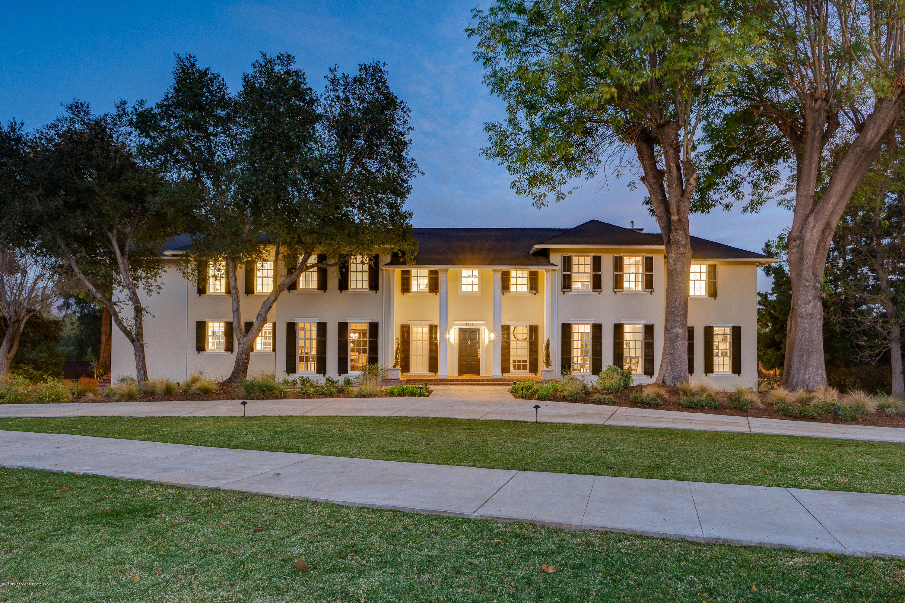 1234 Hillcrest Avenue Pasadena, CA 91106 - Photo 74 of 82 a front view of a house with a yard