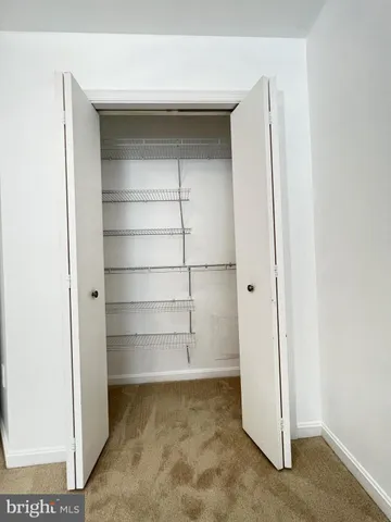 a room with closet