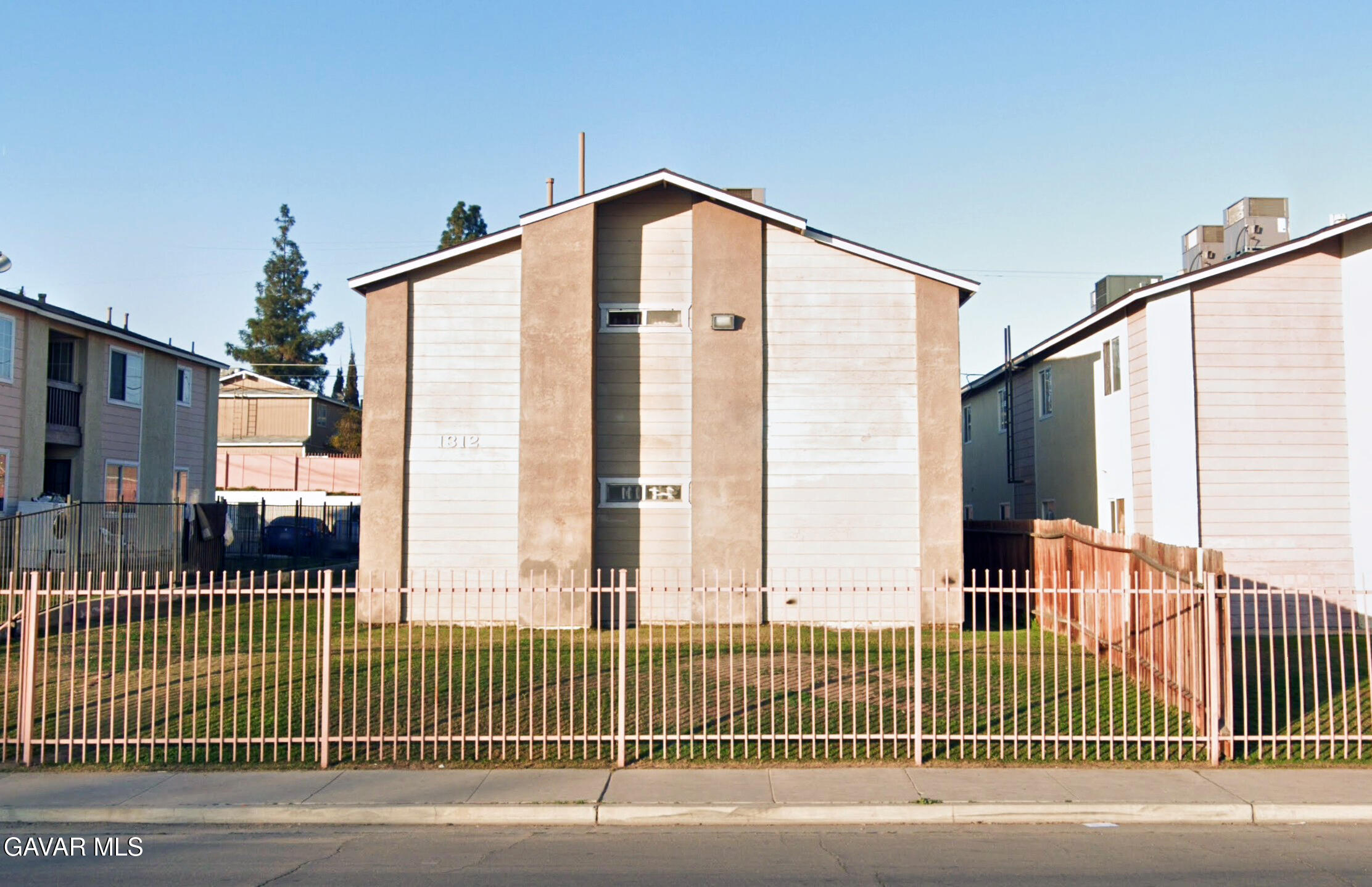 a view of a house with a balcony