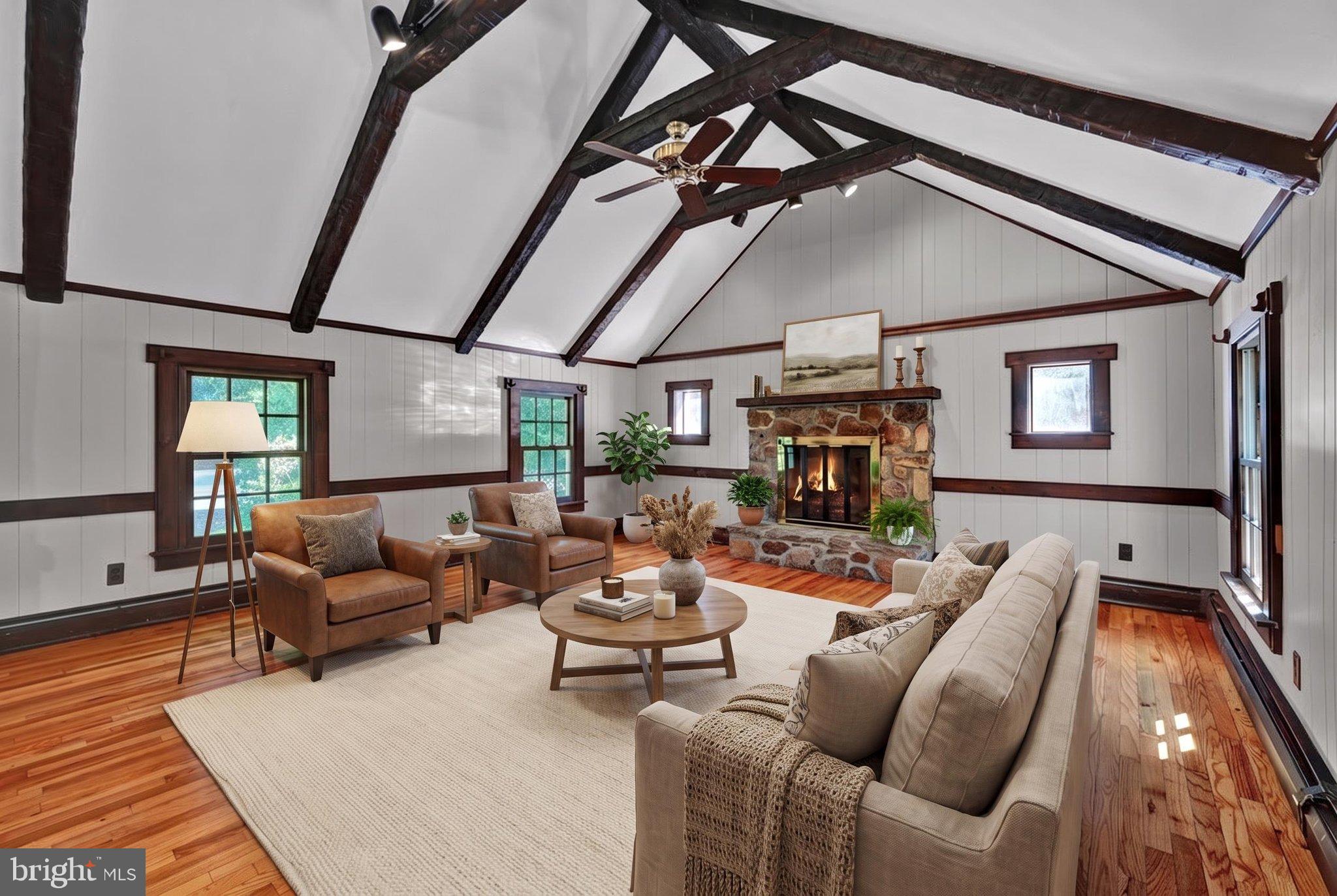 309 South Warner Road Wayne, PA 19087 - Photo 16 of 48 Virtually Staged-Great Room