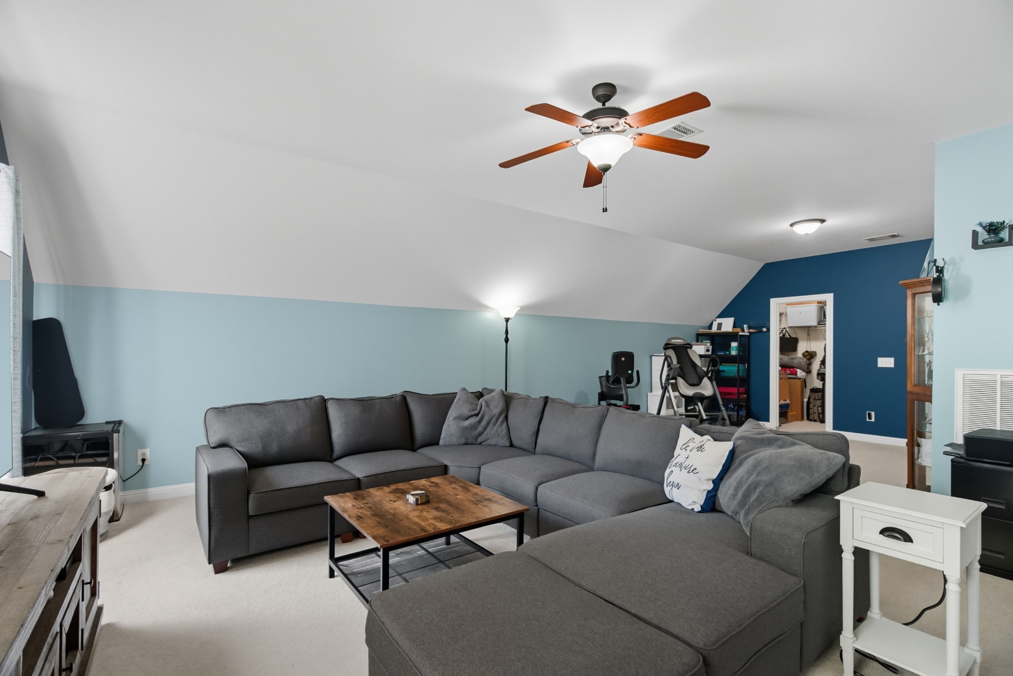1511 Saddle View Mount Juliet, TN 37122 - Photo 30 of 52 a living room with furniture a ceiling fan and a rug