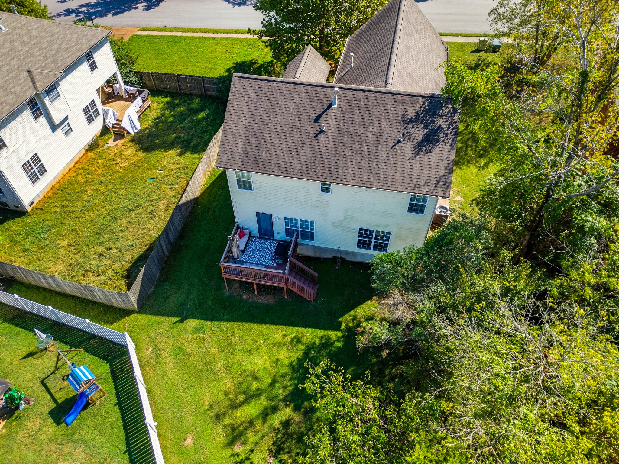 1511 Saddle View Mount Juliet, TN 37122 - Photo 39 of 52 an aerial view of a house with swimming pool garden and patio