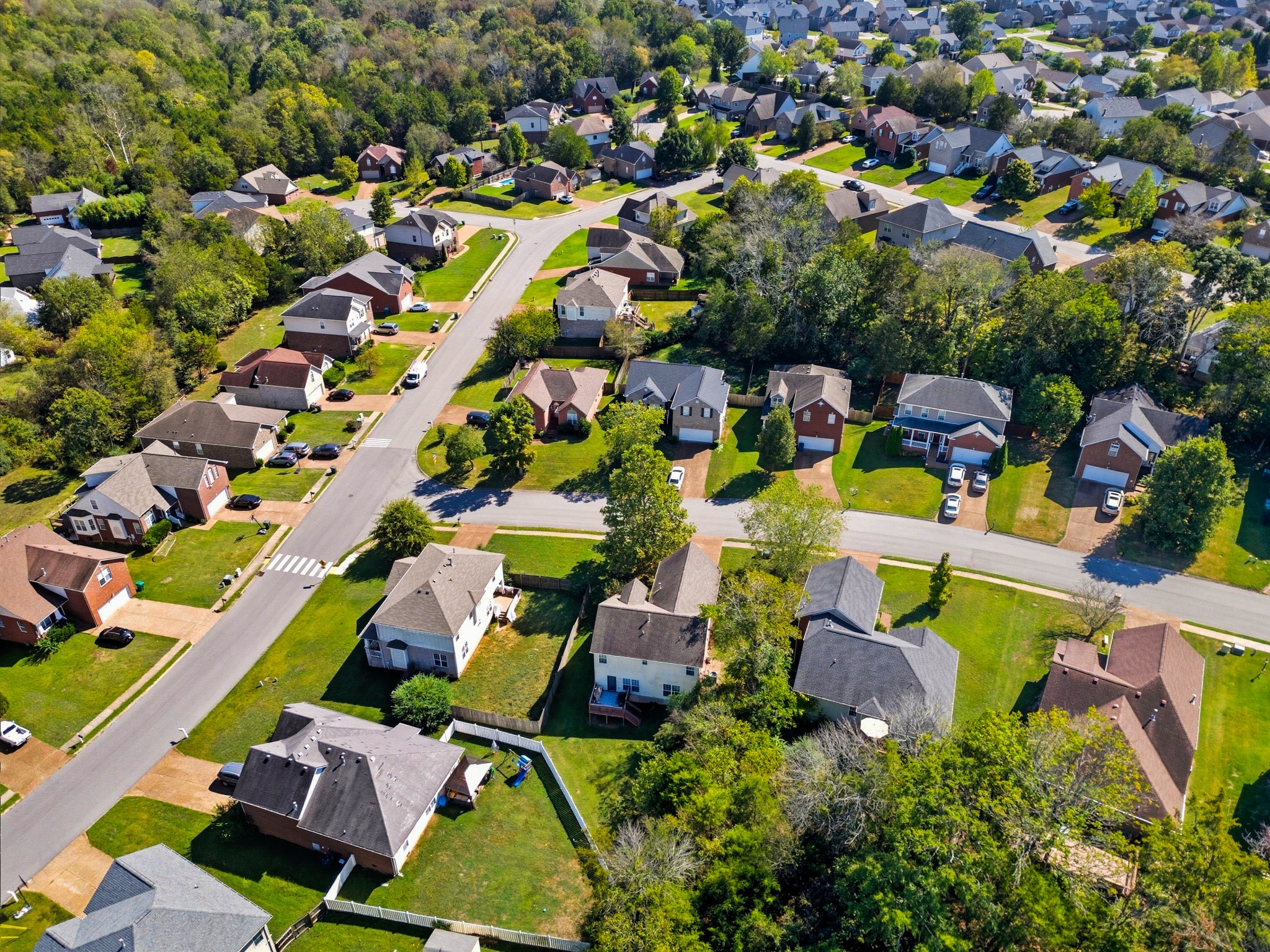 1511 Saddle View Mount Juliet, TN 37122 - Photo 48 of 52 an aerial view of a house with a swimming pool yard and outdoor seating