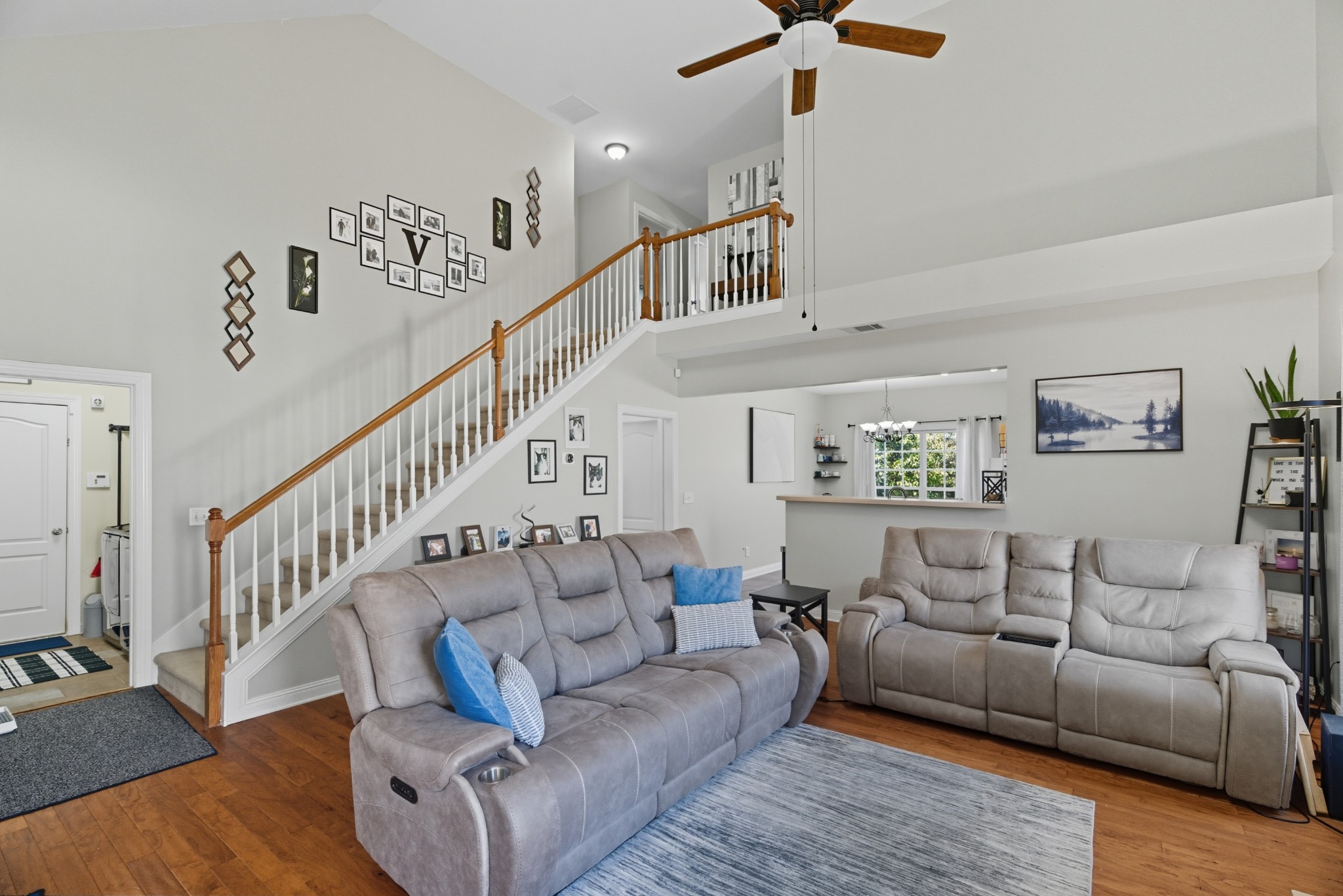 1511 Saddle View Mount Juliet, TN 37122 - Photo 7 of 52 a living room with furniture or wooden floor and a ceiling fan