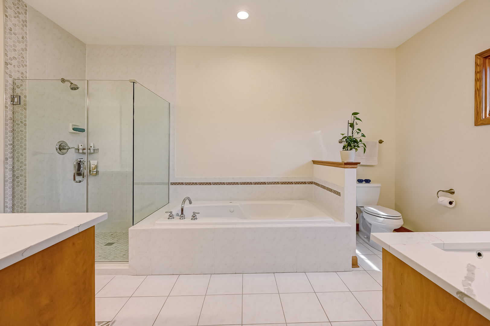 61 Berkshire Court Burr Ridge, IL 60527 - Photo 20 of 47 a bathroom with a bathtub and a sink