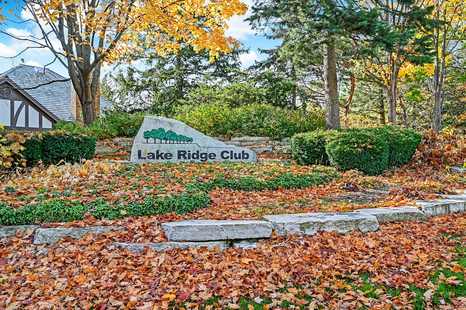 61 Berkshire Court Burr Ridge, IL 60527 - Photo 3 of 47 a view of a garden with a house