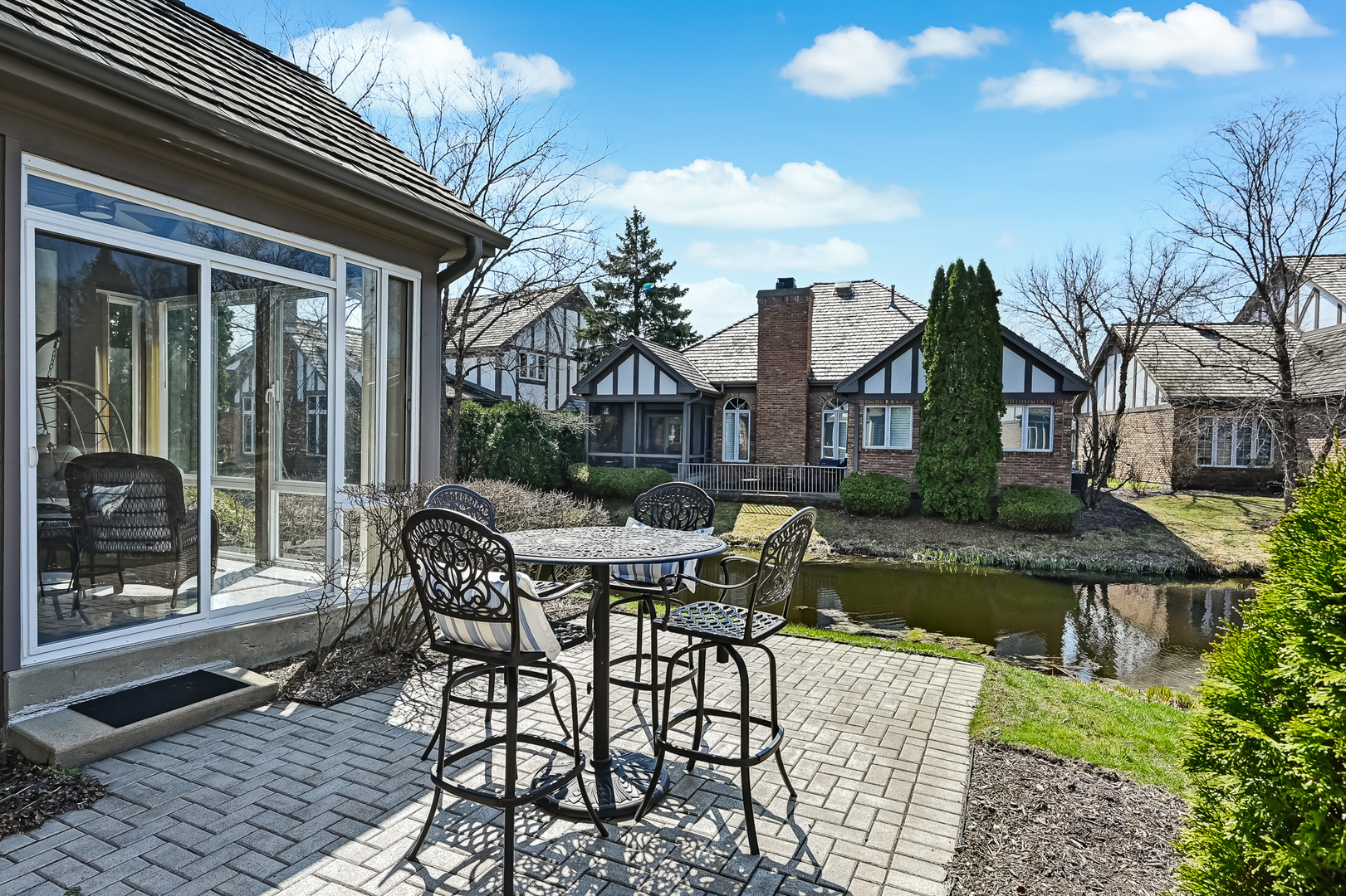 61 Berkshire Court Burr Ridge, IL 60527 - Photo 33 of 47 a view of a house with backyard and sitting area