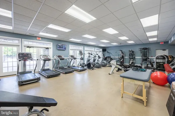 a view of a lake with a city