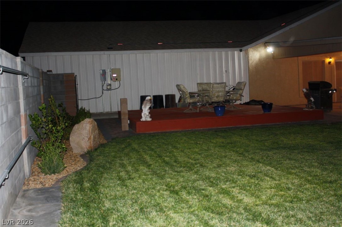 1101 East Blosser Ranch Road Pahrump, NV 89060 - Photo 33 of 50 Rear Yard deck